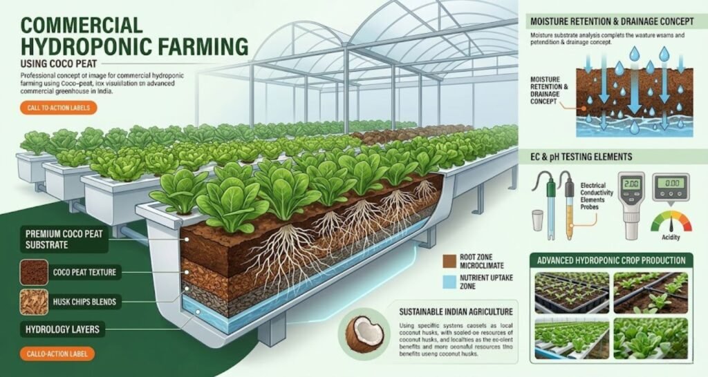 Coco Peat Substrate Science — What Every Hydroponic Farmer Needs to Know